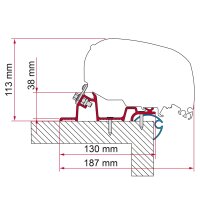 Universaladapter Kit Caravan Standard 370 1 x 370 cm...