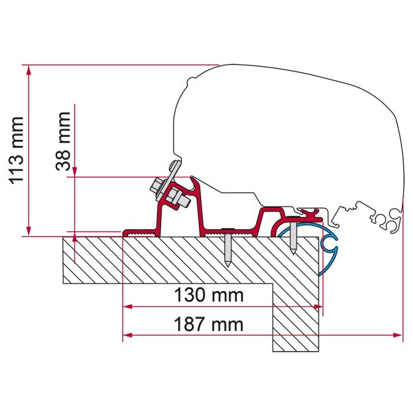 Universaladapter Kit Caravan Standard 400 1 x 400 cm für F80