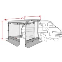 Markisenzelt Fiamma Room Van Premium für Markisenlänge 300 cm