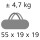 High Peak Kuppelzelt Kira 3.1 365 x 125 x 190 cm