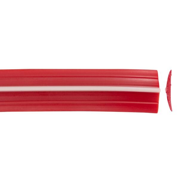 Leistenfüller 11,9 mm - rot/elfenbein - 15 m
