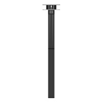 Ausdrehfuß Höhe 75,6 cm, anthrazit
