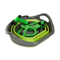 Falteimer mit Waschbrause, Mobildusche Akku Plus 17 Liter