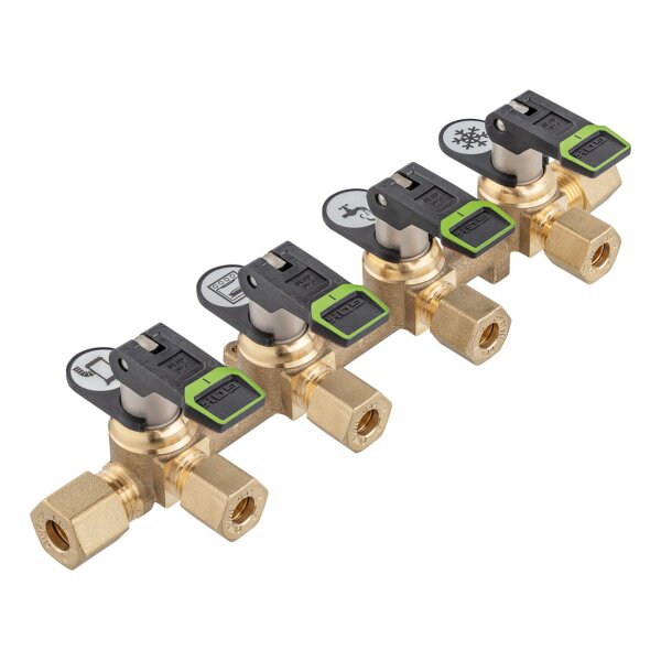 GOK Verteilerblock KSV-AB lang 4 Abgänge