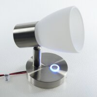 Aufbau-Leseleuchte Leseleuchte 3000K, mit Echtglas