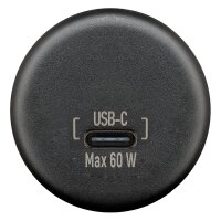 Single Einbaucharger USB-C 60 Watt