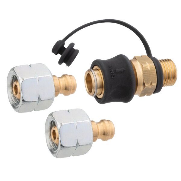 GOK Steckkupplung Set Typ SKU-QR G 1/4 LH-KN x SKU und 2x STN x G 1/4 LH-ÜM