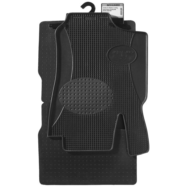 Passform Gummimatte 3-tlg. VW T5 ,T6, T6.1, 2-Sitzer ab 2003, 3-teilig