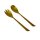Salatbesteck Elegant 2-teilig, gold