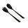 Salatbesteck Elegant 2-teilig, schwarz