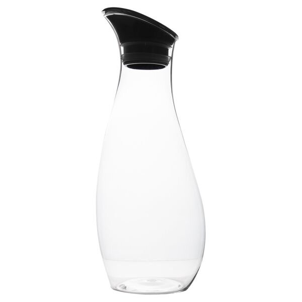 Karaffe mit Deckel 1 Liter, schwarz