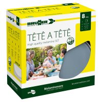 Geschirrset Tête-à-Tête Dolomit 8-tlg., blau