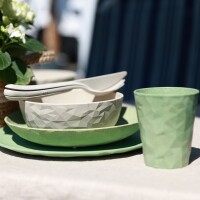 Besteckset KLIKK 3-tlg., sand