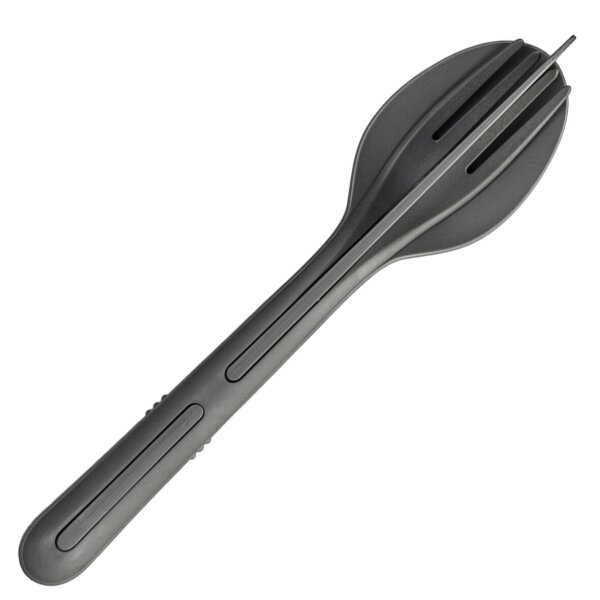 Besteckset KLIKK 3-tlg., grau