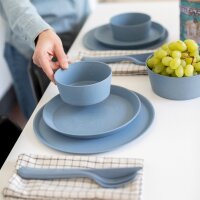 Besteckset KLIKK 3-tlg., blau