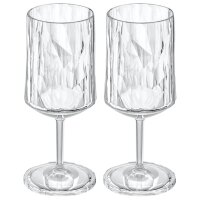 Glasserie Koziol Superglas CLUB Weinglas 300 ml, 2er-Set