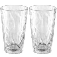 Glasserie Koziol Superglas CLUB Trinkglas 300 ml, 2er-Set