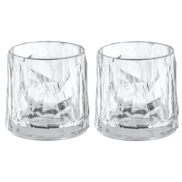 Glasserie Koziol Superglas CLUB Trinkglas 250 ml, 2er-Set