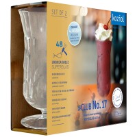Glasserie Koziol Superglas CLUB Cocktailglas 400 ml, 2er-Set