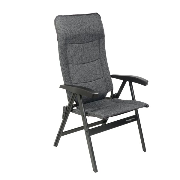 Campingstuhl Noblesse Deluxe grau meliert