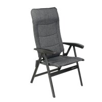 Campingstuhl Noblesse Deluxe grau meliert