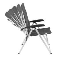 Brunner Dynafold Recliner Outdoor-Stuhl Dunkelgrau