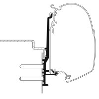 Adapter für Knaus Tourer CUV 500 zu TO Serie 5,...