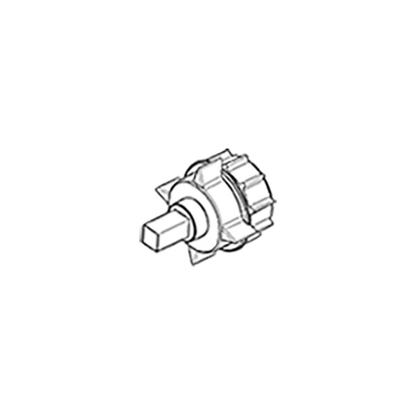 Tuchrollenendkappe für Dometic PW 1000, PW 1100, PW 1500 und PR 2500 mit Länge ab 4,5 m, links