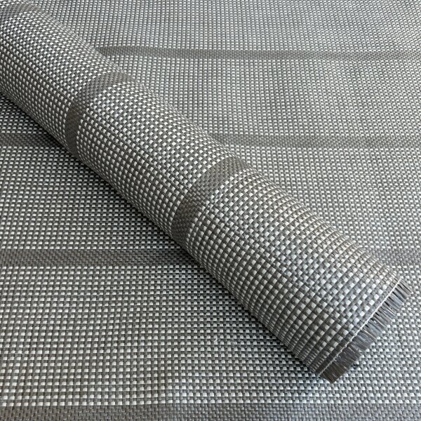 Zeltteppich Arisol Standard Rigato, dunkelgrau, 300 x 300 cm