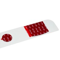Trägerplatte mit Magnet MagSpike Set L+ mit integrierten Haken, weiß