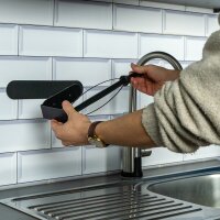 Magnet-Küchenrollenhalter inkl. Metall-Leiste 1 Halter + 1 Metall-Leiste