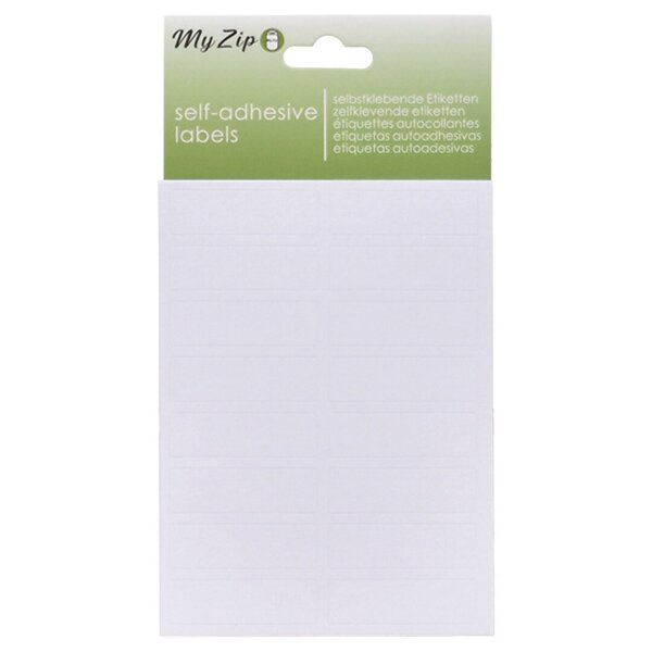 Etiketten für Aufbewahrungsbeutel MyZip 80 Stück, 12 x 40 mm