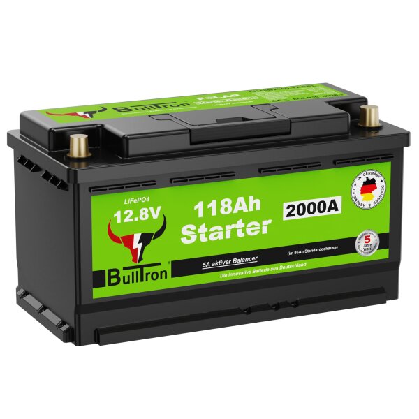 Lithium Starterbatterie 118 Ah, L5 DIN 95