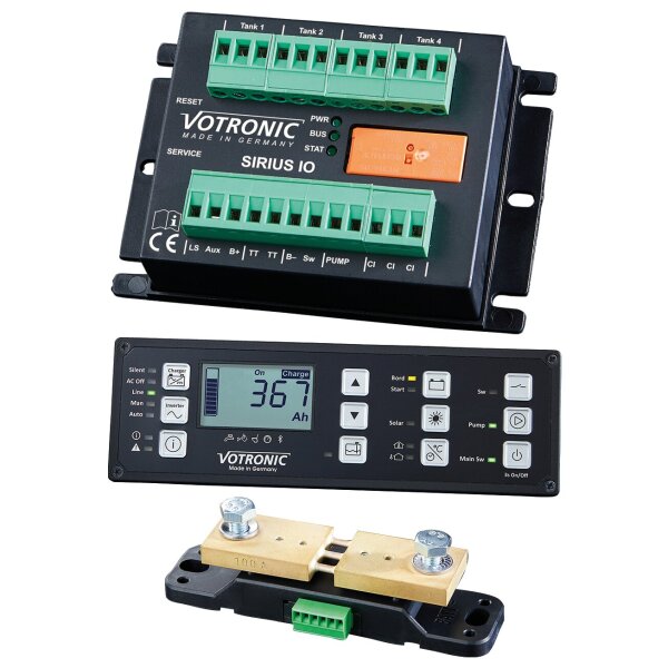 Multi-Panel Set VZE Sirius CI 100 A Smart Shunt CI 100 mit Masseband 25 mm²