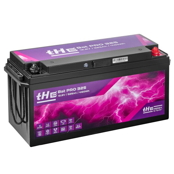 Lithium Batterie Premium LiFePO4 tHE BatPro 325, 12,8 V, 325 Ah