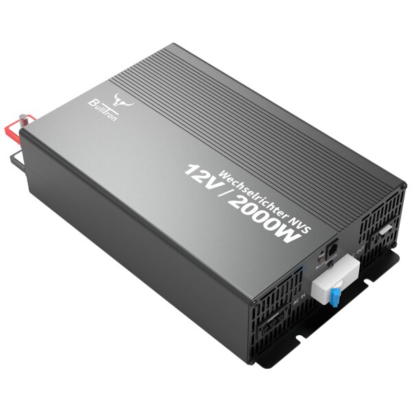 Wechselrichter 2000 W mit Netzvorrangschaltung mit Display