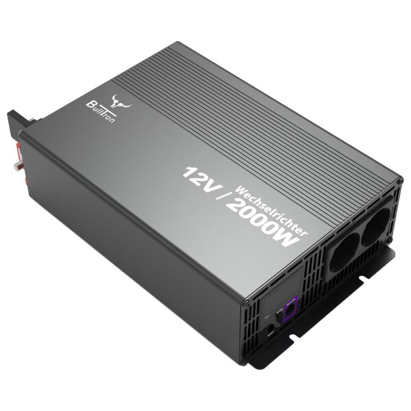 Wechselrichter 2000 W ohne Netzvorrangschaltung mit Display