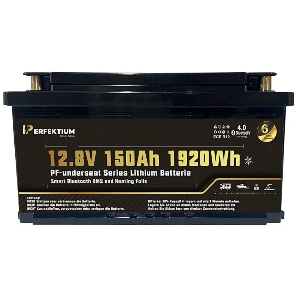 Lithium Batterie PF-Underseat-12 mit Heizung, 150 Ah