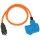 Winkeladapterkabel Schuko -> CEE Schuko-Stecker, CEE-Winkelkup. + LED Anzeige