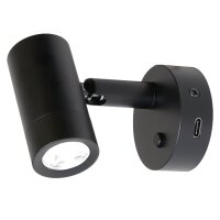 Aufbauspot Mini Tube D4, Power LED, USB-C, mit Schalter,...