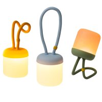 Campinglaterne Floppy aus Silikon, orange USB-C, mit...