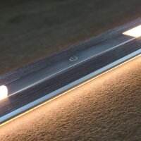 Fahrerhausbeleuchtung mit integrierter Ambientebeleuchtung, silber