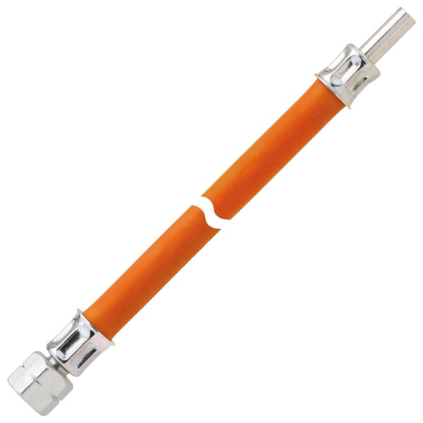 Gas-Mitteldruckschlauchleitung  10 bar G 1/4 LH-ÜM x RST 8 x 400 SV