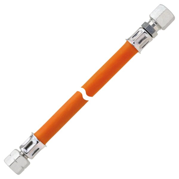 Gas-Hochdruckschlauchleitung  10 bar mit KST G 1/4 LH-ÜM x RVS 8 x 1500 SV
