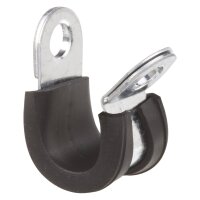 Rohrschelle 18 mm mit Gummiprofil