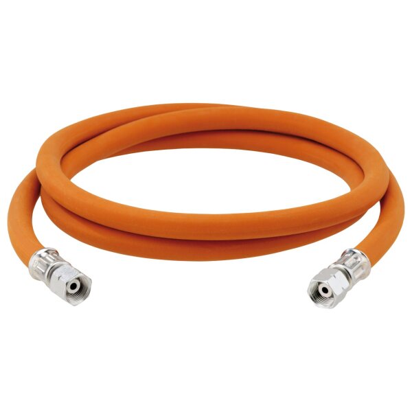 Schlauchleitung Gas 6,3x5 PS30bar bds. G3/8LH UEM x 5000