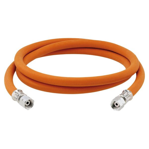 Schlauchleitung Gas 6,3 x 5 PS30 bar, bds. G3/8LH UEM x 1500