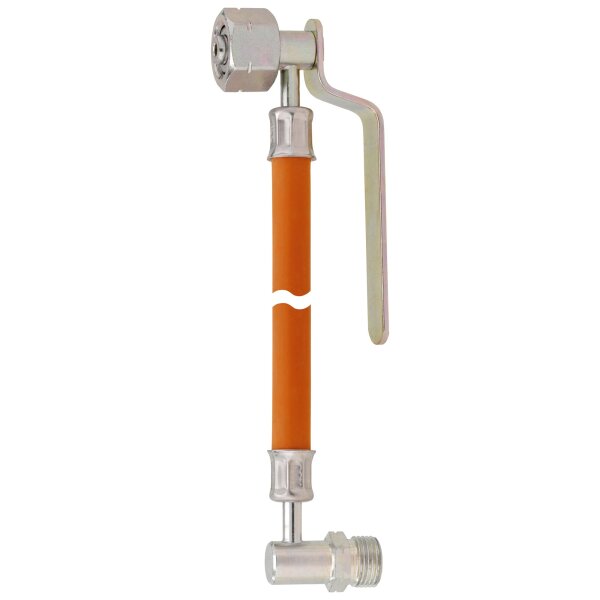 Gas-Hochdruckschlauchleitung PS 30 bar, 300 mm Komb.A x AG GF x 300 H-Griff