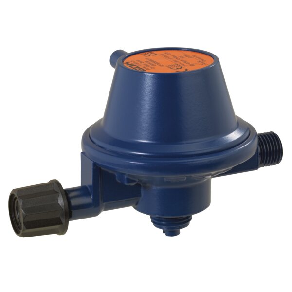 Niederdruckregler Typ EN61 Marine 0,5 kg/h, 50 mbar GAZ x G1/4LH-KN PRV Marine