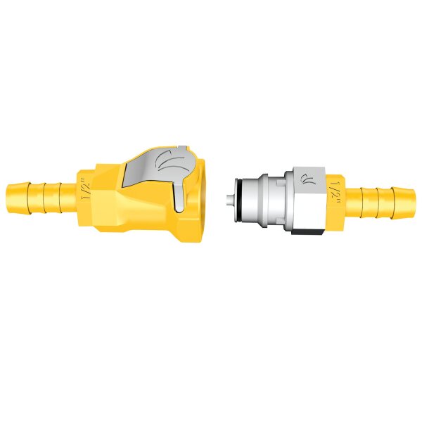 Push-and-Connect Schnellkupplung komplett, 10 mm, ½"-IG